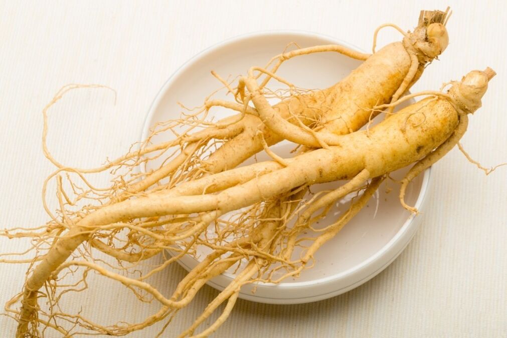 Rễ nhân sâm là cơ sở của một loại thuốc làm tăng kích thước dương vật